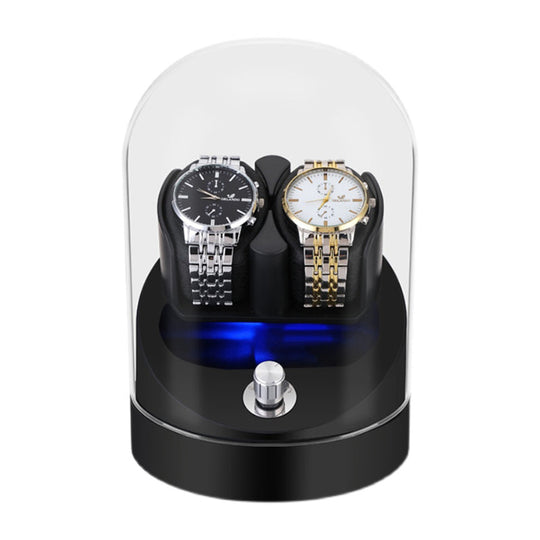 Remontoir de montre Prestige noir - Cloche de verre pour montre automatique